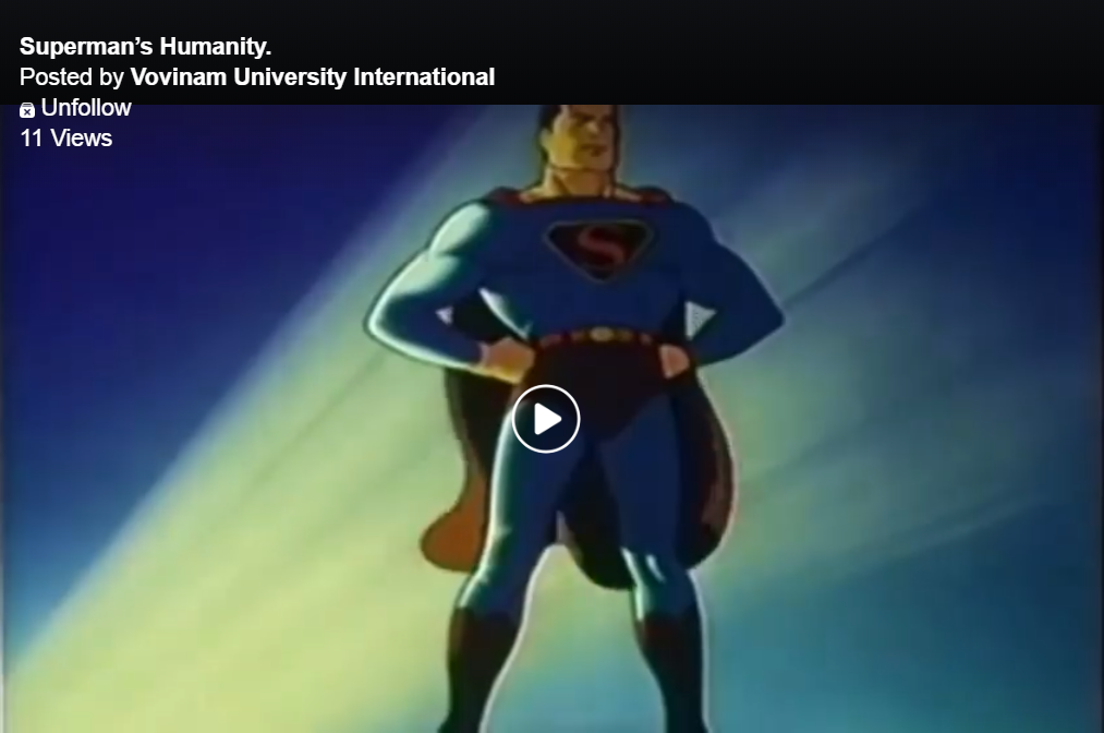 Superman’s Humanity.