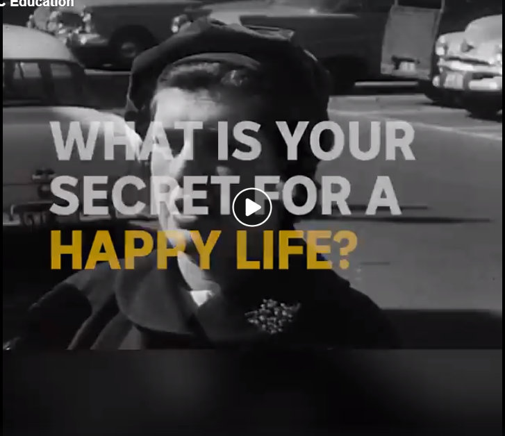 Secret For A Happy Life